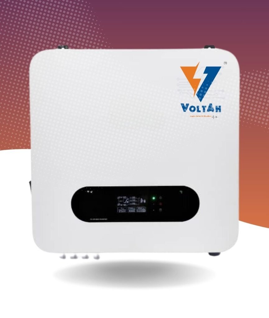 VoltAh (E) Series - 3rd Gen Three Phase GTI Solar Inverter with Smart Monitoring Features | High-performance Solar Inverter By VoltAh