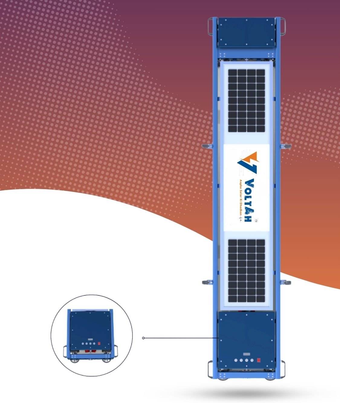 Voltah Robotic Solar Panel Cleaning Device | Voltah Solar Glide Basic