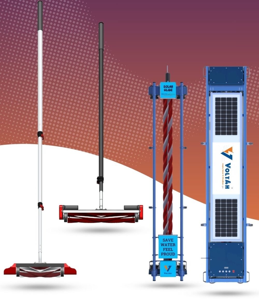 Waterless Solar Cleaning Devices